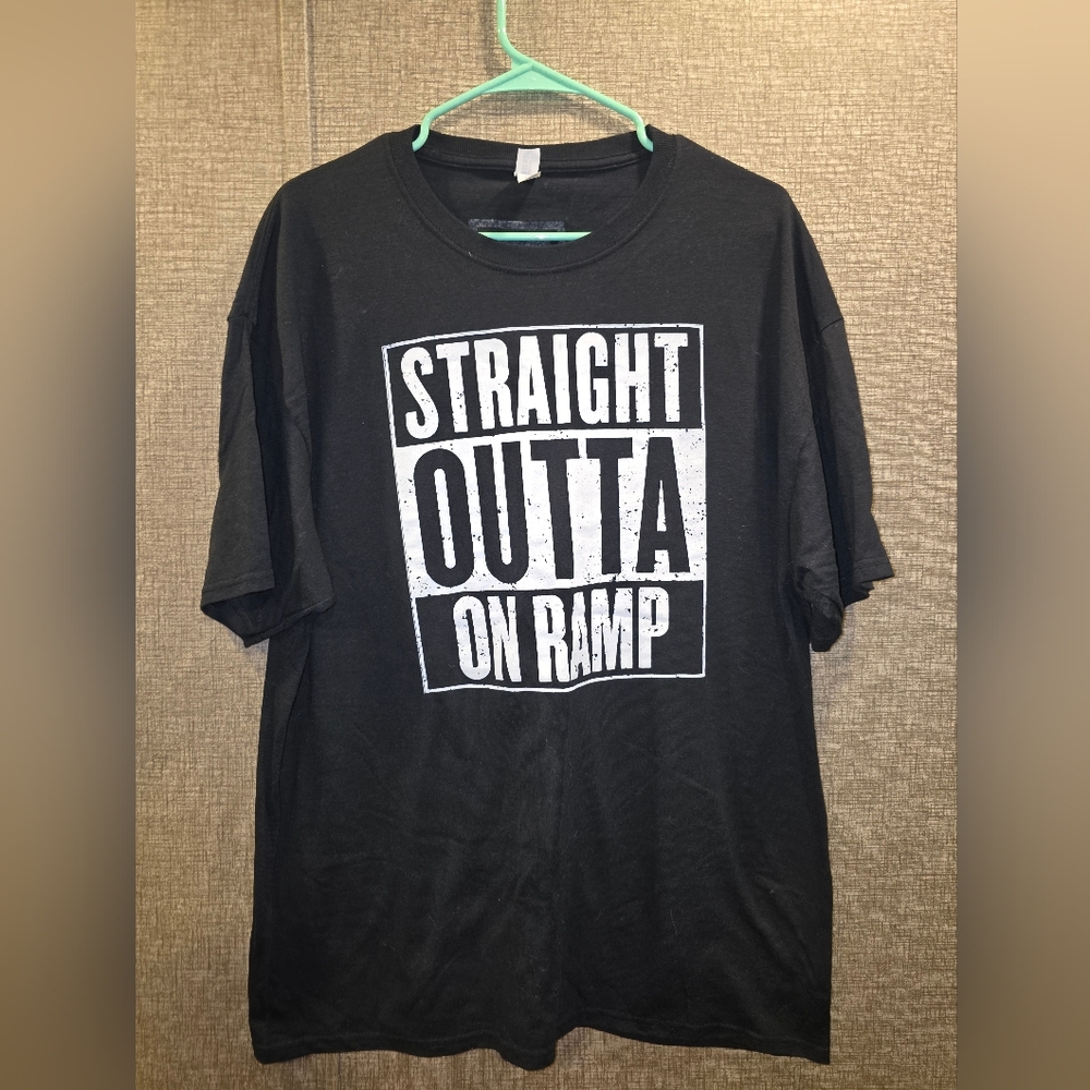 Jerzees Black and White Short Sleeve Tee